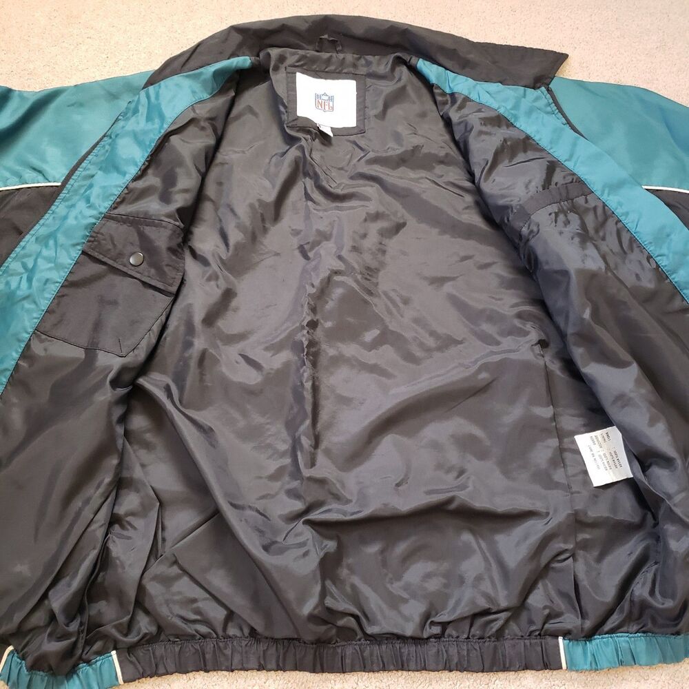Vintage Y2K Philadelphia Eagles Size Large Mens Full Zip Lightweight Jacket - Picture 6 of 11